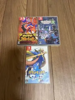 Nintendo Switch ソフト 3本セット ポケモン パッケージなし - メルカリ