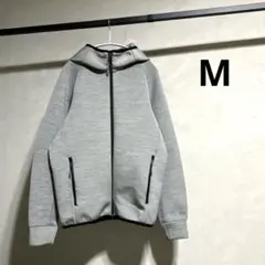 ユニクロ ウルトラストレッチドライスウェットフルジップパーカ グレー M 廃盤