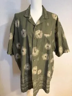 古着 vintage 森 柄シャツ 貴重 ビックサイズ CHAPS xl