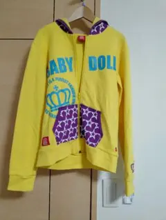 BABY DOLL パーカー 140サイズ イエロー