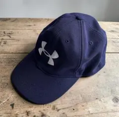 【UNDER ARMOUR】アンダーアーマー キャップ ネイビー アジャスター付のサムネイル