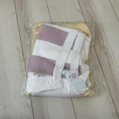 新品タグ付き　gelato pique ひざかけ　ブランケット　ピンクボーダー