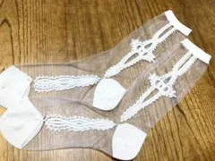新品　キワンダ　シースルーソックス
