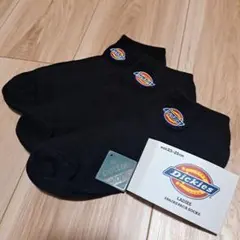 Dickies レディース ソックス 3足セット ブラック 23-25cm