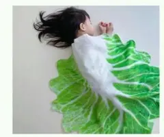 おくるみ 白菜 ブランケット　ハーフバースデー　レタス　キューピー