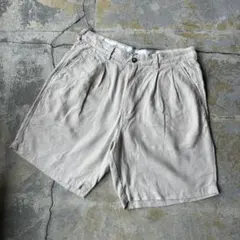 む*ー様 90s 00s オールド GAP ベージュ リネン ワイド パンツ ス