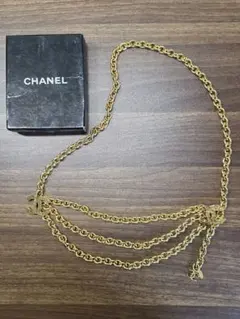 【極美品】CHANELヴィンテージ 3連 チェーンベルト 26刻印 1991年製のサムネイル