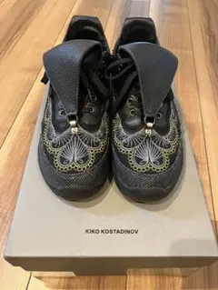 Kiko Kostadinov Black Ribbon Boots 38 - メルカリ