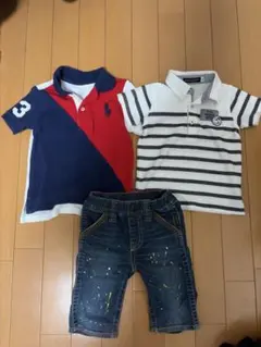 ラルフローレン・BeBe・ミキハウス ダブルB 3点セット 90cm