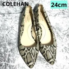 COLEHAAN コールハーン パンプス パイソン柄 24cm 歩きやすい！