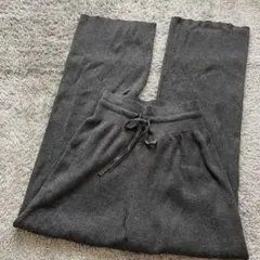 ウォッシャブルニットリブパンツ