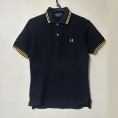 早い者勝ち！FRED PERRY ネイビー　イエロー　ポロシャツ　S