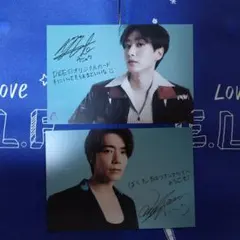 公式 特典非売品 SUPERJUNIORステッカー ウニョク ドンヘ2枚 カード