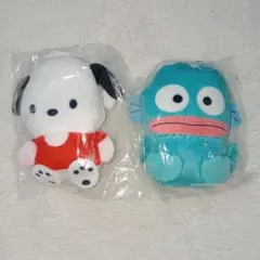SANRIO サンリオ ハンギョドン ポチャッコ ぬいぐるみバッジ カプセルトイ