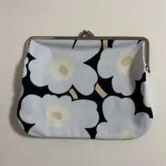 marimekko がま口ポーチ
