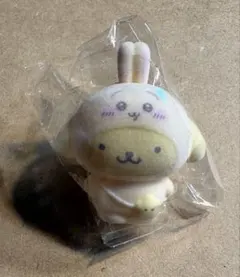 ちいかわ✖️サンリオ うさぎ✖️ポムポムプリン フロッキーマスコットチャーム