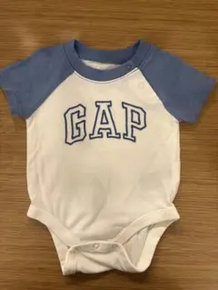 GAP ロンパース 0-3ヶ月 ホワイト/ブルー