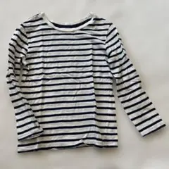 H&M ストライプ 長袖カットソー 4-6Y
