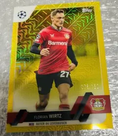 Florian Wirtz 2022-23 TOPPS Yellow Mojo