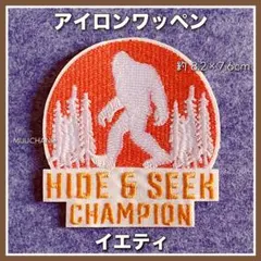 アイロンワッペン◇イエティ◇ビッグフット◇UMA◇アメカジ◇雪男◇未確認生物