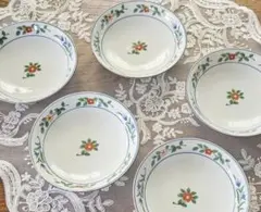 たち吉 花つなぎ紋 小皿 5枚セット 新品