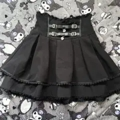 LIZLISA 2連リボンベルトスカパン