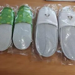 ミッキーマウス スリッパ 大人用２つ子供用２つセット