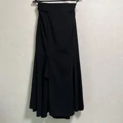 earth music&ecologyブラック ロングスカートのサムネイル