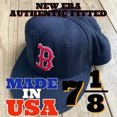 NEW ERA AUTHENTIC FITTED CAP RED SOX