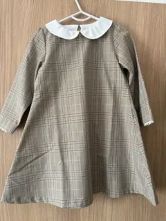 B:MING beams チェック柄 ワンピースドレス　100