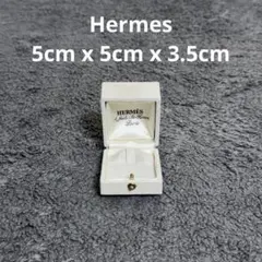 【希少】Hermes エルメス　リングケース　グレー