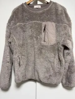 【美品】LOGOS Mサイズ ボアトレーナー ベージュ　 アウトドア