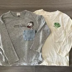 110 ロンＴ　2枚セット　スヌーピー　FO kids