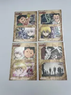 HUNTER×HUNTER ICカードステッカー　4種セット