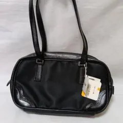 icb　ハンドバッグ　ミニバッグ　ブラック　黒　トートバッグ