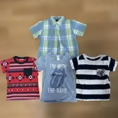 子供、ベビー用Tシャツ、シャツ4点セット　85 90 95