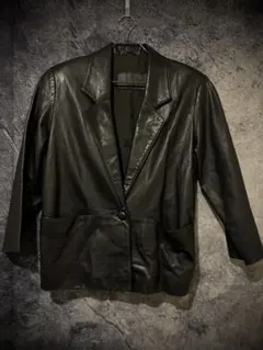 レザー　ジャケットarchive vintage 短丈 y2k hedi boy