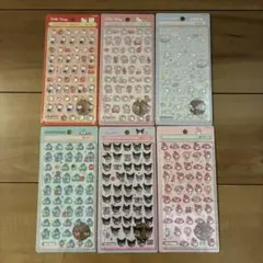 〔正規品〕ボンボンドロップシールミニ サンリオ 6点セット