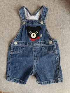 ダブルビー　デニムオーバーオール(フリーサイズ70〜80cm)