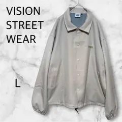 VISION STREET WEAR コーチジャケット【L】ベージュ