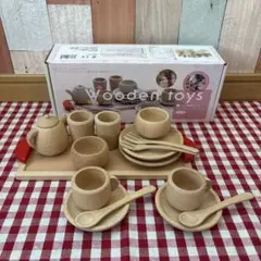 wooden toys ミニ食器セット　おもちゃのだいわ