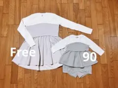 プティマインリアン　親子お揃い　親子リンクコーデ　チュニック　セットアップ　♡