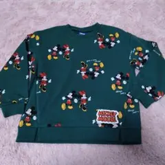 最終値下中 ディズニー ミッキー ミニー トレーナー 130 新品未使用品