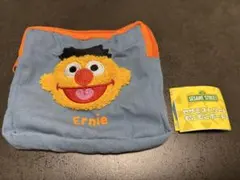 セサミストリート ガチャ もこもこポーチ2 アーニー