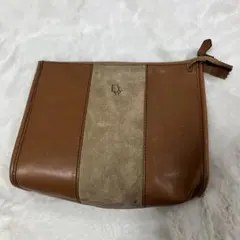 【未使用】RRL スエードポーチ クラッチバッグ ベージュ 旅行 出張など 未使用】RRL スエードポーチ クラッチバッグ ベージュ 旅行 出張など