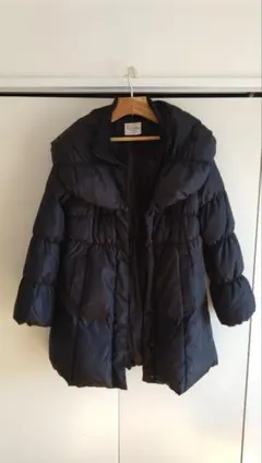 scroll スクロール ダウンコート ブラック