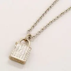 COACH ロック型ペンダントネックレス ゴールド※訳あり