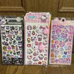 立体シール 肉球シール 3枚セット