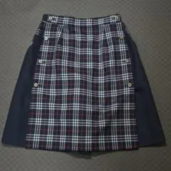 Burberry バーバリー　巻きスカート風キュロット 3way ネイビー L