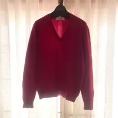 BURBERRY バーバリー セーター レッド スコットランド製